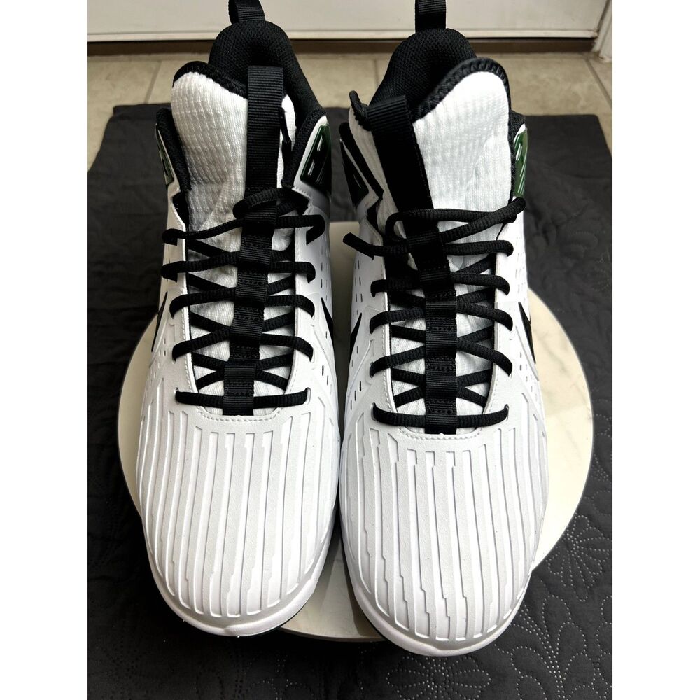 Nike Force Savage Pro 3 Lineman Football Cleats White Black Green Size 14:NWOB